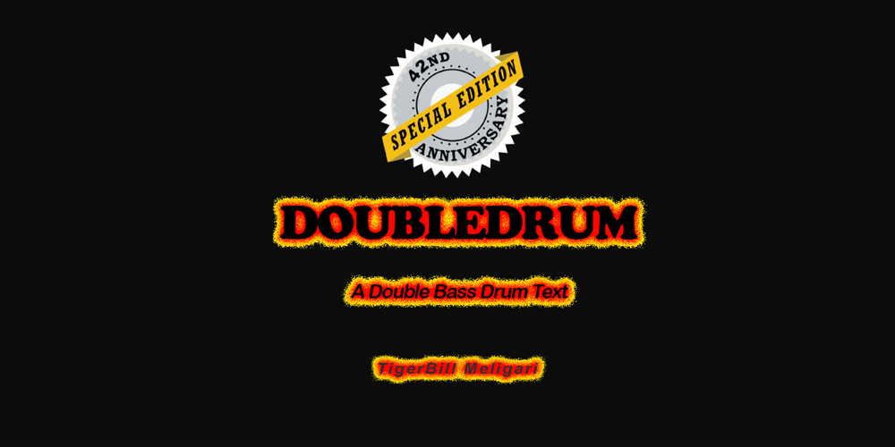 DoubleDrum 1: A Double Bass Drum Text