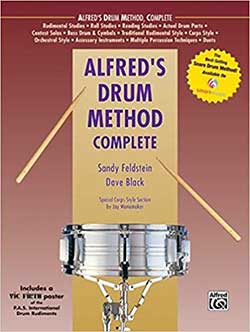 Alfred’s Drum Method Complete Book by Sandy Feldstein and Dave Black