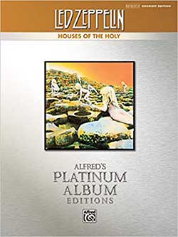 Led Zeppelin Alfred’s Platinum Album Editions Drumset Transcription Books, Drumset Transcription Book of Led Zeppelin Houses of the Holy Album 5