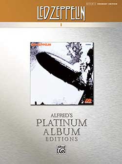 Led Zeppelin Alfred’s Platinum Album Editions Drumset Transcription Books, Drumset Transcription Book of Led Zeppelin Album 1