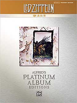 Led Zeppelin Alfred’s Platinum Album Editions Drumset Transcription Books, Drumset Transcription Book of Led Zeppelin Album 4