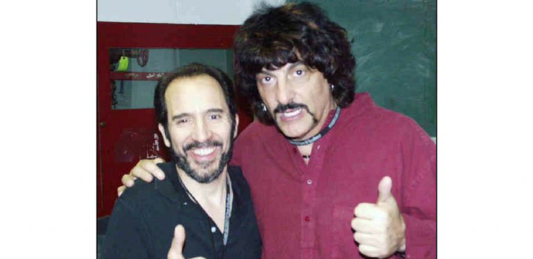 Tiger Bill Meligari with Carmine Appice